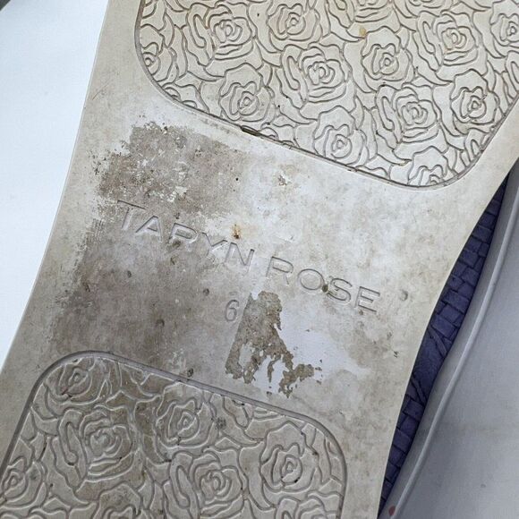 Taryn Rose Purple Slip On shoes size 6 sample - Picture 5 of 5